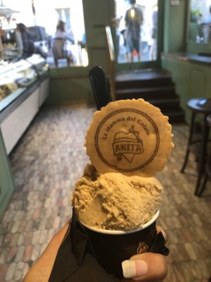 Caramel 😍 at Anita - Sarona Market in Tel Aviv