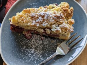 Cherry cake at Marny's in Dusseldorf