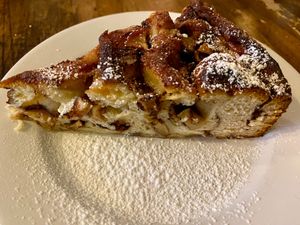 Cinnamon apple cake at Marny's in Dusseldorf