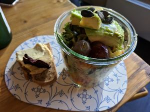 Salad at Marny's in Dusseldorf