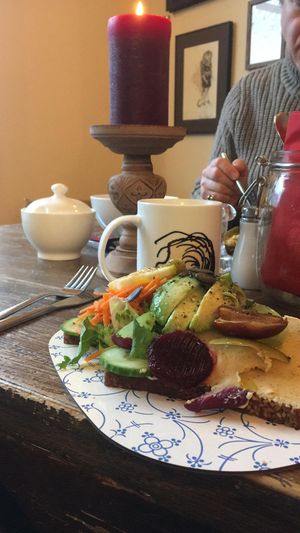 Vegan “Krimskrams” Sandwich  at Marny's in Dusseldorf