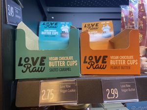 Vegan chocolate cups  at STACH food in Utrecht