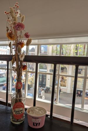 Oatly soft serve at STACH food in Utrecht