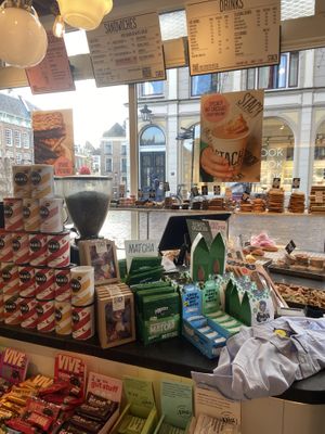 Inside. Upstairs, there are some seatings at STACH food in Utrecht