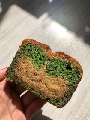 pandan coconut loaf  at STACH food in Utrecht