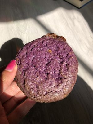 ube cookie  at STACH food in Utrecht