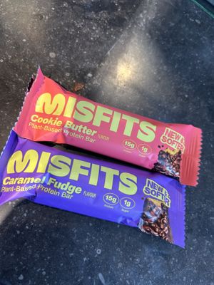 Vanilla soft serve
+ date syrup
+ olive oil and sea salt
2 Protein bars = 11,50€  at STACH food in Utrecht