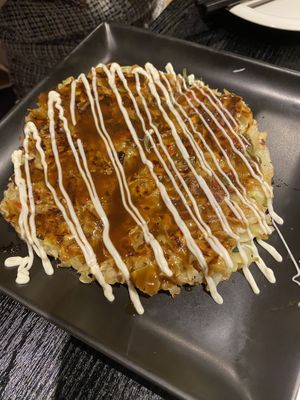 Basic okonomiyaki  at Zen in Tokyo