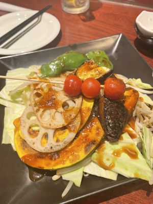 Mixed vegetables   at Zen in Tokyo