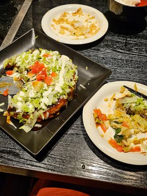 Tomato okonomiyaki at Zen in Tokyo
