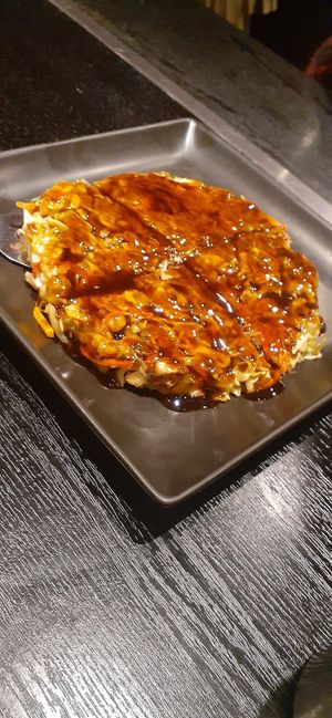 Vegan okonomiyaki at Zen in Tokyo