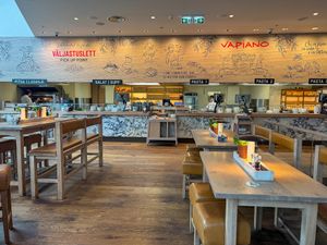 pick-up counters at Vapiano - Solaris in Tallinn