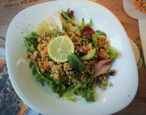 Bulgur salad, but seasonal menu. at Vapiano - Solaris in Tallinn
