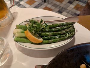 Asparagus at The Ivy in Cambridge