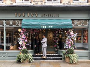 Front and streetside at The Ivy in Cambridge