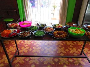 Salad and Desserts at Budhi Wok in San Miguel De Tucuman