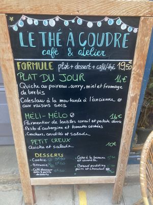 Can’t rate the food since there are ONLY LUNCH servings of main courses...  at Le The a Coudre in Grenoble