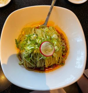 vegan spicy noodle   at Din Tai Fung in San Diego