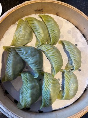 vegan dumplings   at Din Tai Fung in San Diego