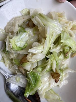taiwanese cabbage   at Din Tai Fung in San Diego