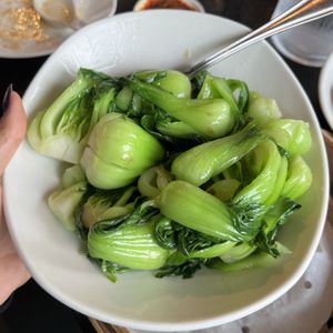 bok choy  at Din Tai Fung in San Diego