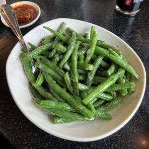 green beans (amazing)  at Din Tai Fung in San Diego