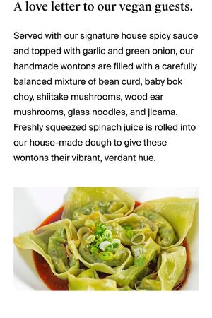 Didn’t get a pic but it looked like this . Very tasty    at Din Tai Fung in San Diego