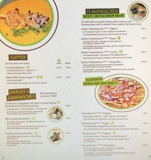 Speisekarte Teil 1 at xfresh in Dresden