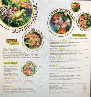 Speisekarte Teil 2 at xfresh in Dresden