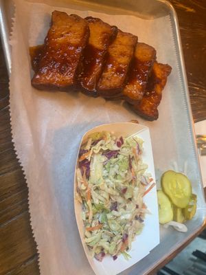 Tofu & Slaw at Ore Nell's Barbecue in Kittery