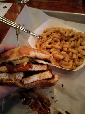 BBQ Tofu & Mac at Ore Nell's Barbecue in Kittery