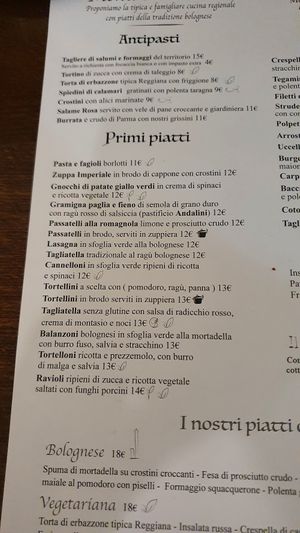  at Trattoria Baraldi  in Bologna