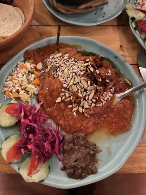 Chile relleno  at Arte Sano in Holbox