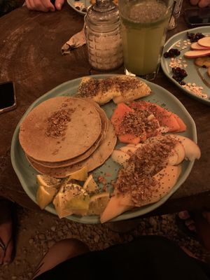 Pancake plate  at Arte Sano in Holbox