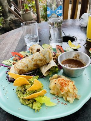 Burritos   at Arte Sano in Holbox