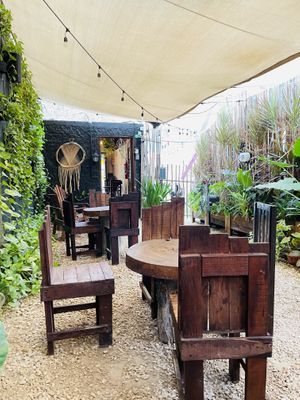 Outside area   at Arte Sano in Holbox