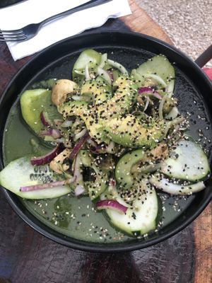 The mushroom dish my husband forgot the name of  🤷🏼‍♀️  at Arte Sano in Holbox