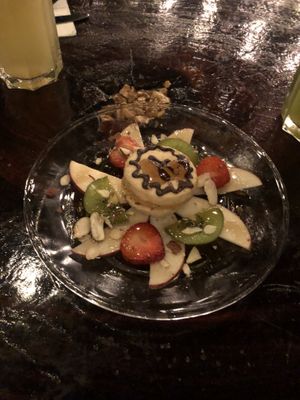 Vegan dessert not on menu  at Arte Sano in Holbox