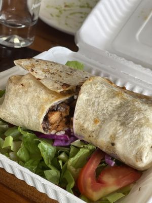 Vegan Burrito   at Arte Sano in Holbox