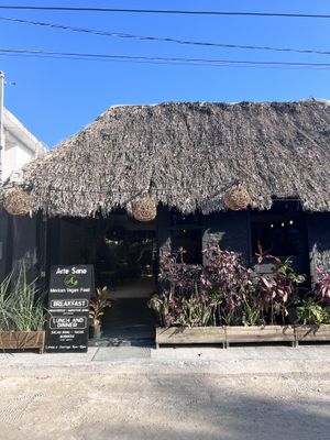 Front  at Arte Sano in Holbox