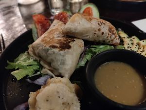 Burrito at Arte Sano in Holbox