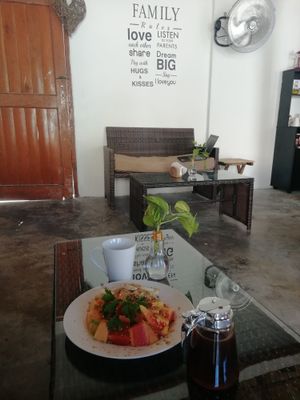 We are family.  at Arte Sano in Holbox