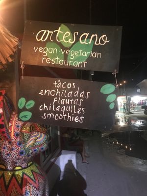 The outside - such a lovely place  at Arte Sano in Holbox