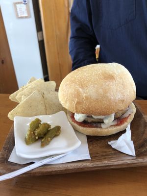 Bivouac burger  at Takijirichaya in Tanabe