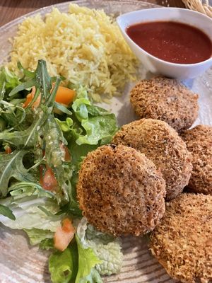 Falafels   at Radharane in Kaunas