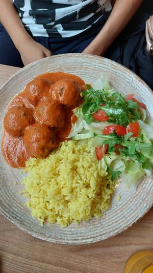 Spinache balls at Radharane in Kaunas