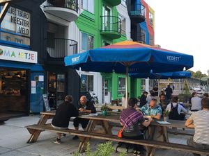 Nice outside area.  at Oma Ietje in Amsterdam