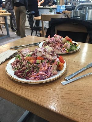 Lunch salad  at The Shaw Cafe in London