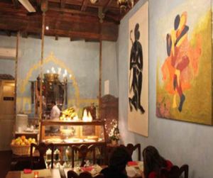 interior at Bibliothe in Rome