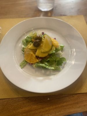 Salad  at Bibliothe in Rome